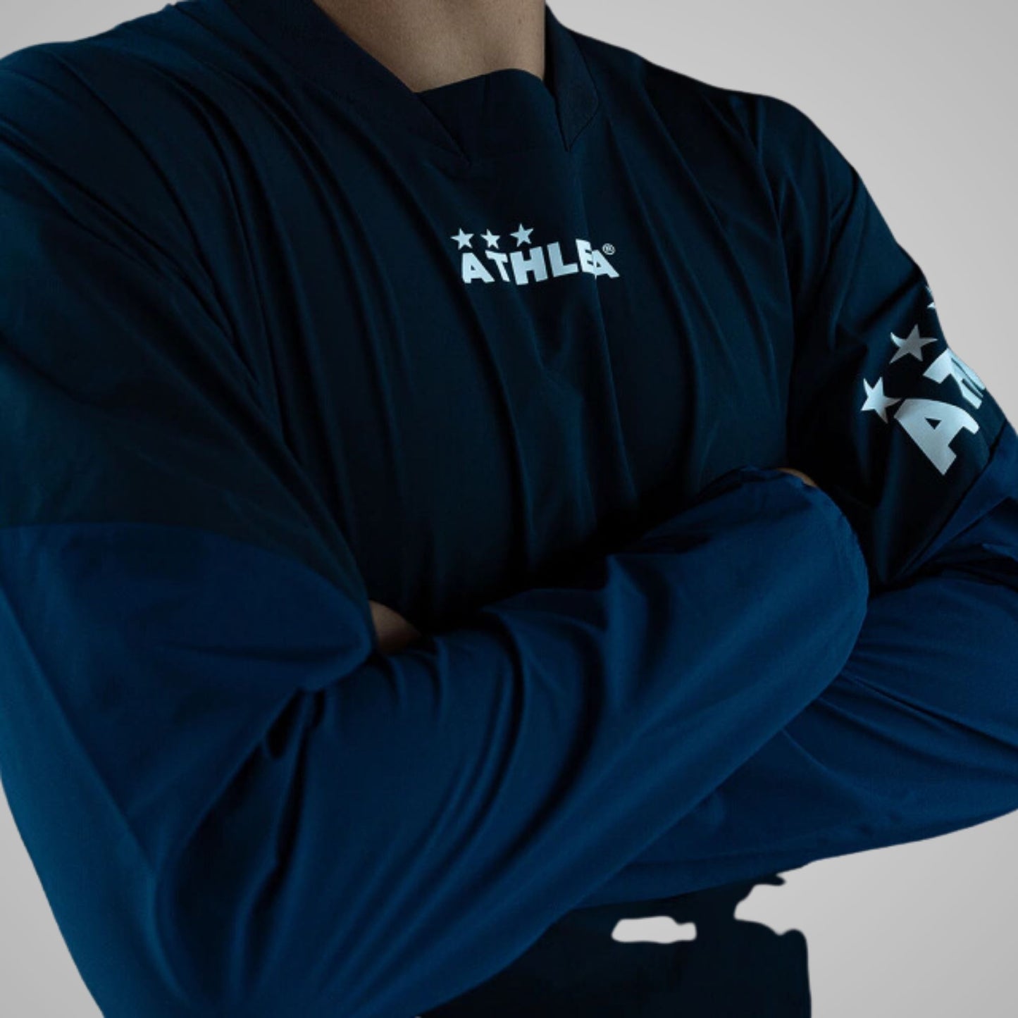 Blusa Windbreaker Preto & Marinho