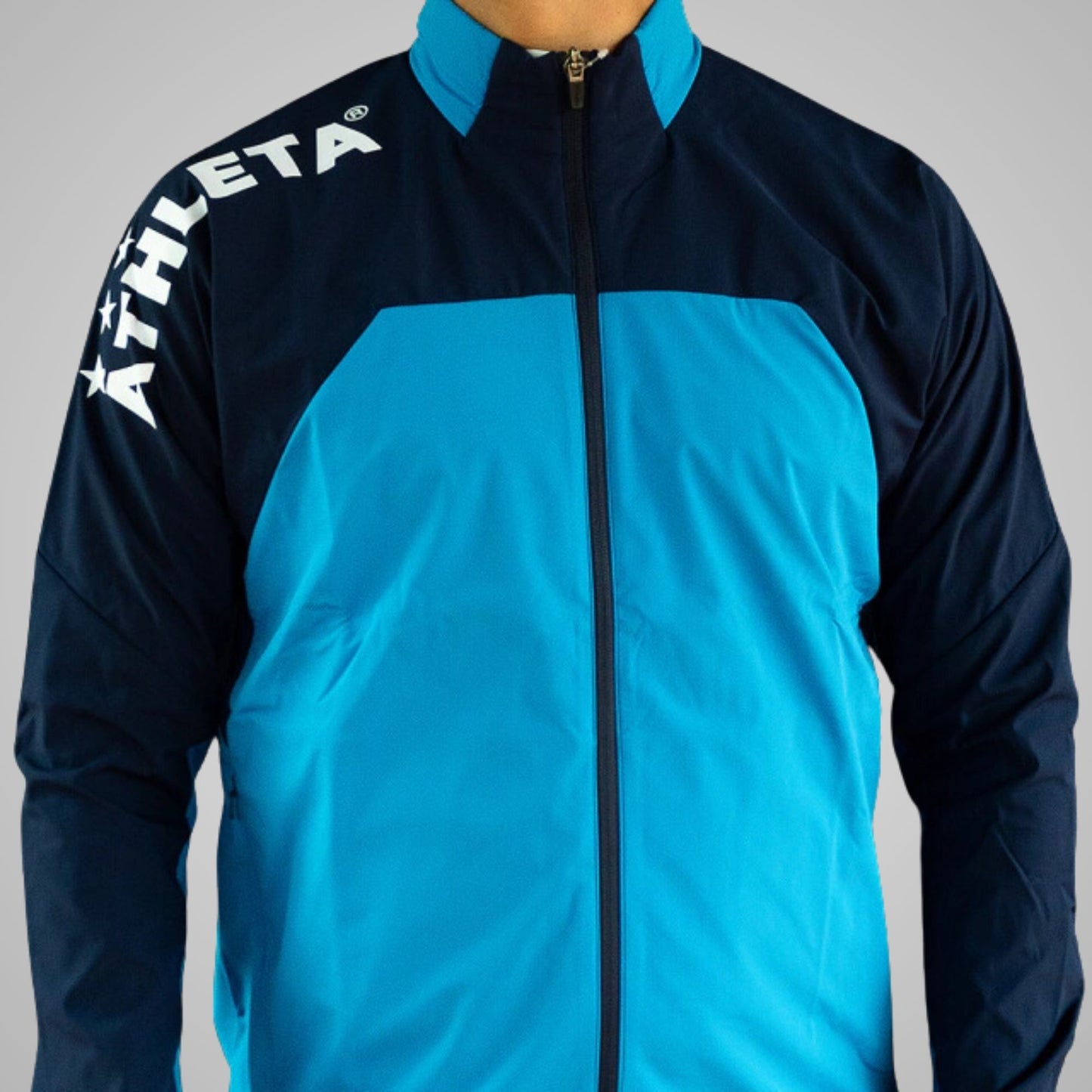 Jaqueta Windbreaker Lining Preto e Azul
